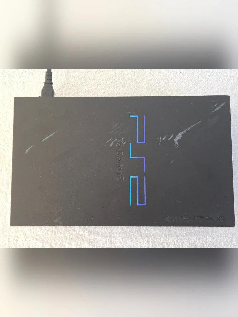 Sony PlayStation 2 Console SCPH-50001 W/1 Controller, Memory Card, Cords TESTED
